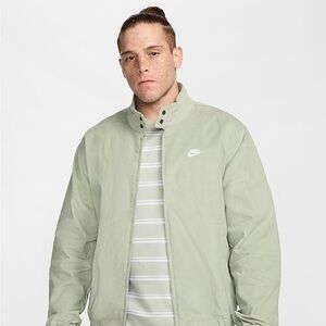 New Nike Sportswear Corduroy Harrington Jade Horizon/White Jacket Small